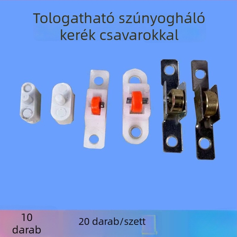 Ablakhálózati hardver készlet: görgők, vezetők, sínek, spline és szerelési eszközök