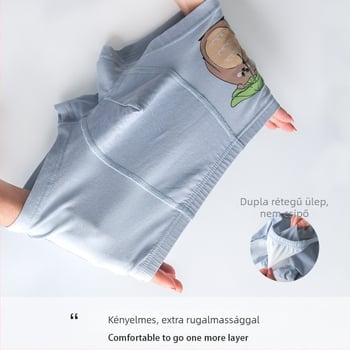 Aranyos medve-karikatúra gyerekeknek pamut boxer brief – fiúknak
