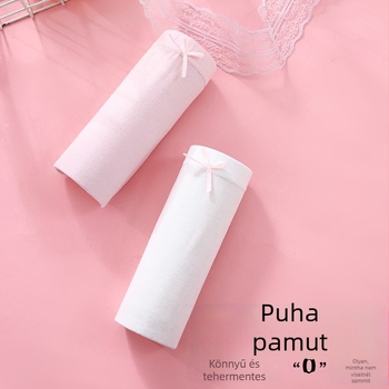 Lányok nyári pamut boxerek, koreai stílus, antibakteriális, 100% pamut gyerekeknek 3-8 éves