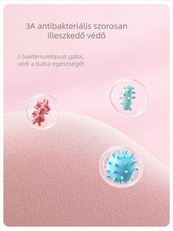 Gyerekeknek készült antibakteriális, vékony pamut boxeralsó, 4 darabos csomag, lányoknak 3–8 éves korig