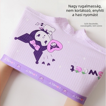 Kuromi gyerekeknek készült pamut alsónemű lányoknak, Class A antibakteriális boxer brief, aranyos