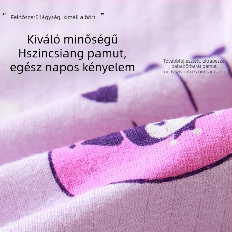 Kuromi gyerekeknek készült pamut alsónemű lányoknak, Class A antibakteriális boxer brief, aranyos