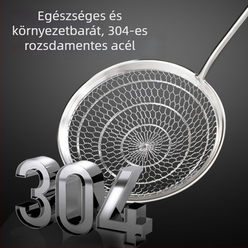 304 rozsdamentes acél, kézzel szövött konyhai szűrő finom hálóval dumplingshoz