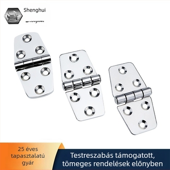 Szimmetrikus csukló 316-os rozsdamentes acélból háztartási és gépészeti felhasználásra, yacht- és tengeri hardver, rozsdamentes