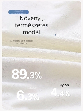 Lányoknak szóló modal alsónemű, A-osztály, 2025 nyár, négyes csomag, középmagas derékvonal
