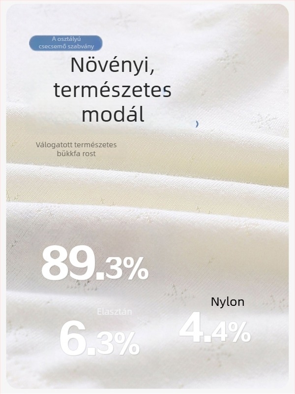 Lányoknak szóló modal alsónemű, A-osztály, 2025 nyár, négyes csomag, középmagas derékvonal