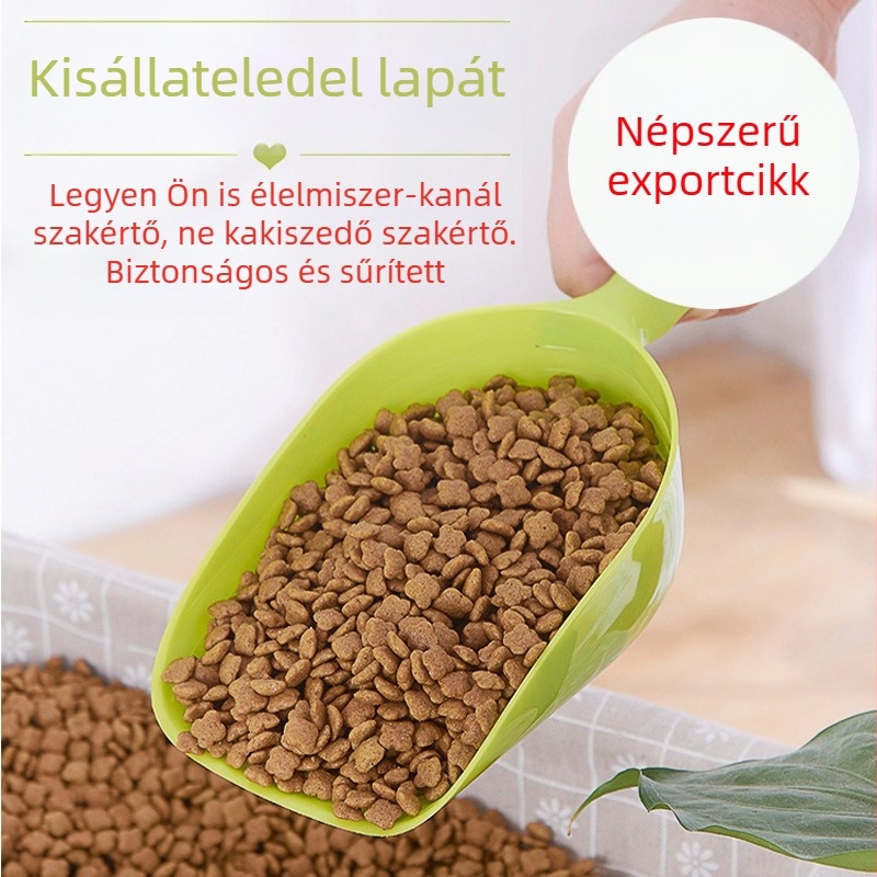 Kutyatáp- és macskatápkanál, univerzális kisállat evőeszköz, zacskózáró klipek