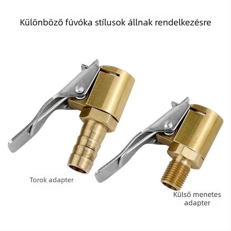 Fúvópumpa adapter nyílása gumiabroncsokhoz, autópumpa csatlakozó és légcső átalakító