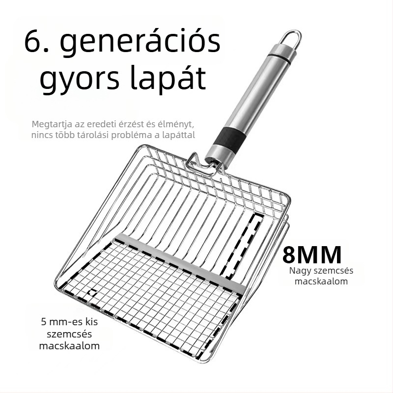 Bentonit macskaalom-lapát