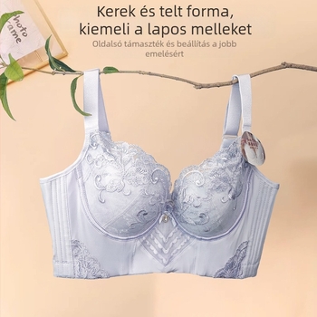 Kis méretű melltartó formázó, oldalról összegyűjti a melleket, megakadályozza a külső terjeszkedést és a lógást, szexi fazonú