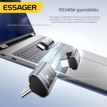 Essager Fantázia sorozat USB4.0 adapter, többfunkciós PD240W gyors töltés és 40Gbps adatátvitel
