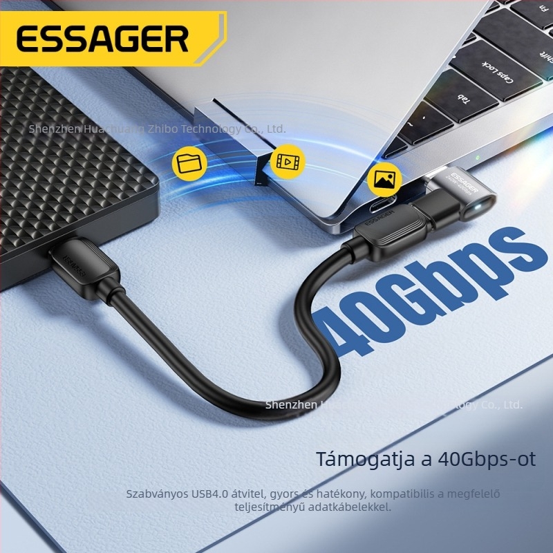Essager Fantázia sorozat USB4.0 adapter, többfunkciós PD240W gyors töltés és 40Gbps adatátvitel