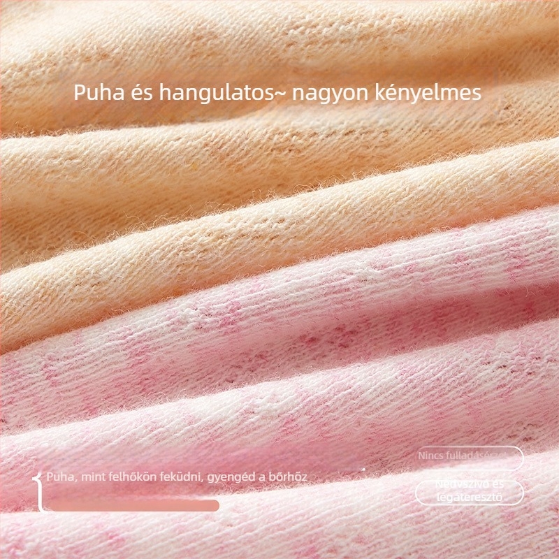 Lányok pamut alsónadrágjai, A osztály, antibakteriális, varrat nélküli derék