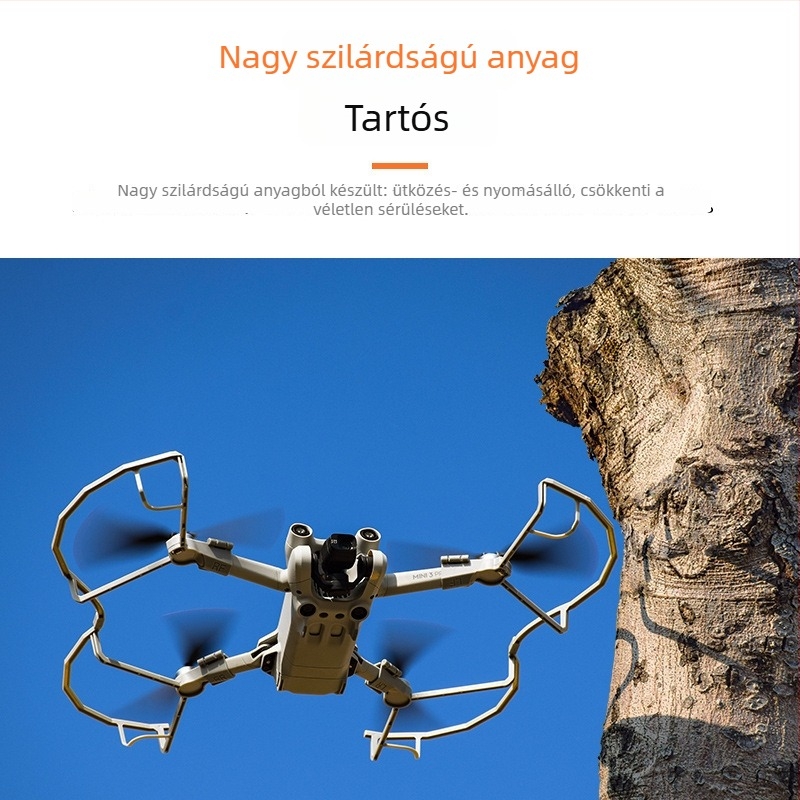 Brdrc Propellervédő gyűrű DJI Mini 3 Pro‑hoz — ütközésvédő gyűrű és lapátvédő sapka