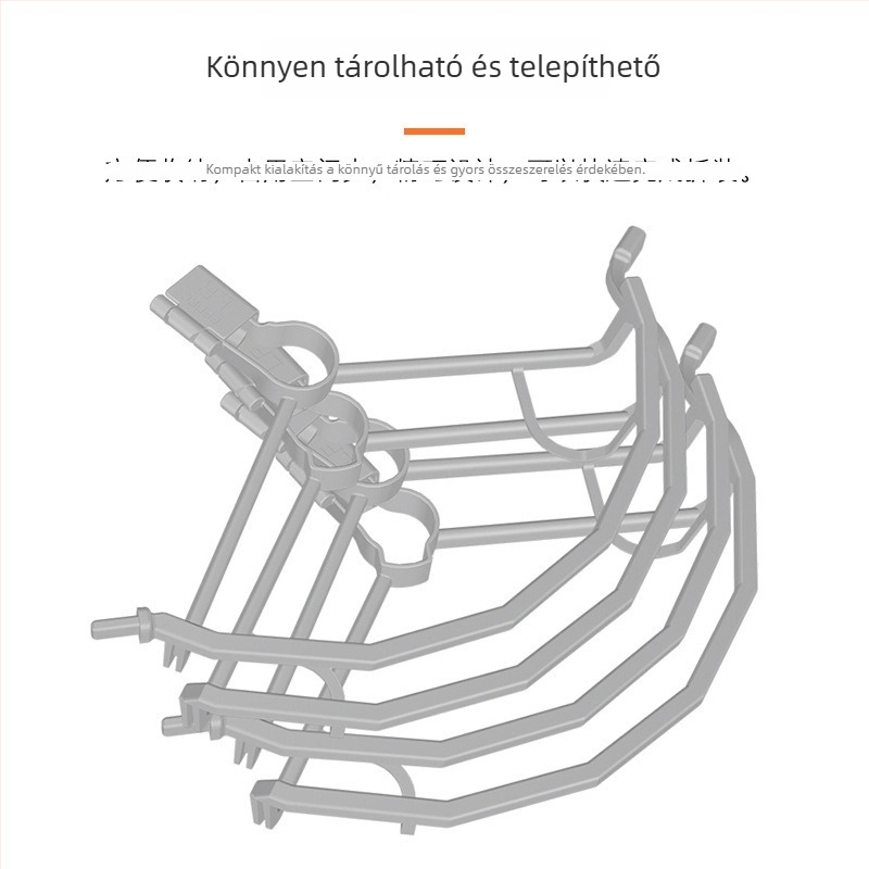Brdrc Propellervédő gyűrű DJI Mini 3 Pro‑hoz — ütközésvédő gyűrű és lapátvédő sapka
