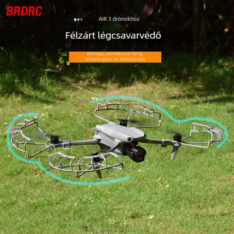 Brdrc – DJI Air 3S-hez nylonból készült propellervédő gyűrű, lapátvédő sapka, kiegészítők