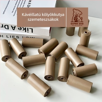 Coffee Puppy Kisállat-hulladék zacskók – Vastagított kutyaürülék zacskók és macskaalom zacskók, tisztításra