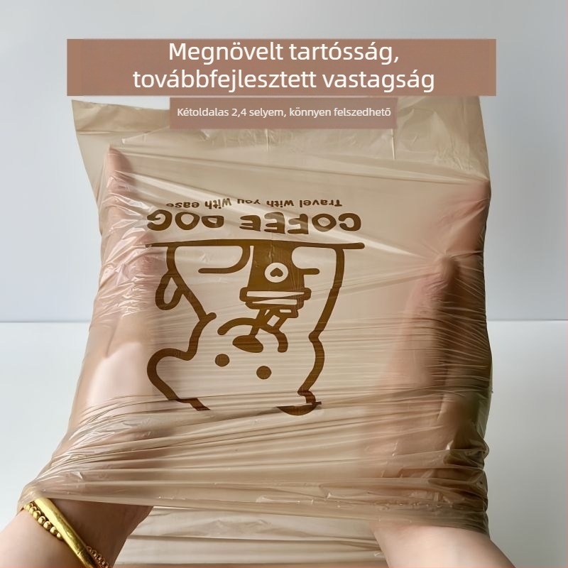 Coffee Puppy Kisállat-hulladék zacskók – Vastagított kutyaürülék zacskók és macskaalom zacskók, tisztításra