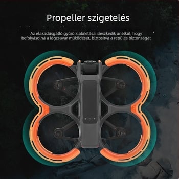 Brdrc Propellervédő gyűrű és pengevédő gyűrű DJI Avata 2-höz – védőburkolat kiegészítő