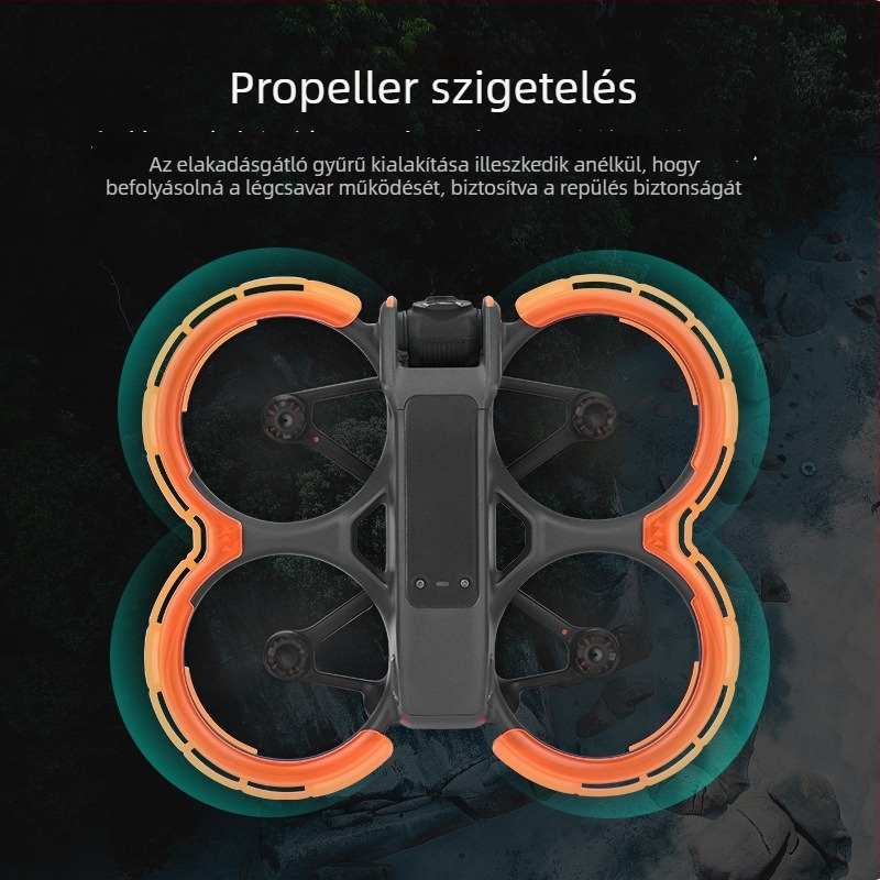 Brdrc Propellervédő gyűrű és pengevédő gyűrű DJI Avata 2-höz – védőburkolat kiegészítő