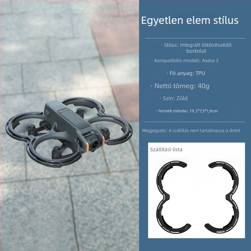 Brdrc Propellervédő gyűrű és pengevédő gyűrű DJI Avata 2-höz – védőburkolat kiegészítő