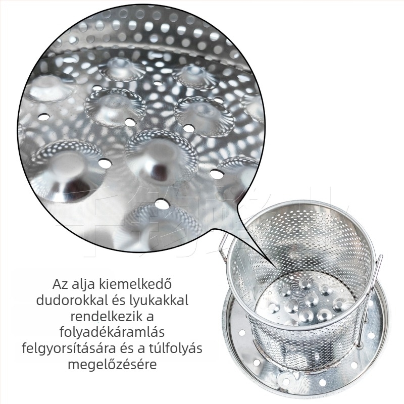 Rozsdamentes acélból készült multifunkciós prés mézhez, joghurthoz, viaszhoz, boros üledékhez és gyümölcs- és zöldséglé készítéséhez