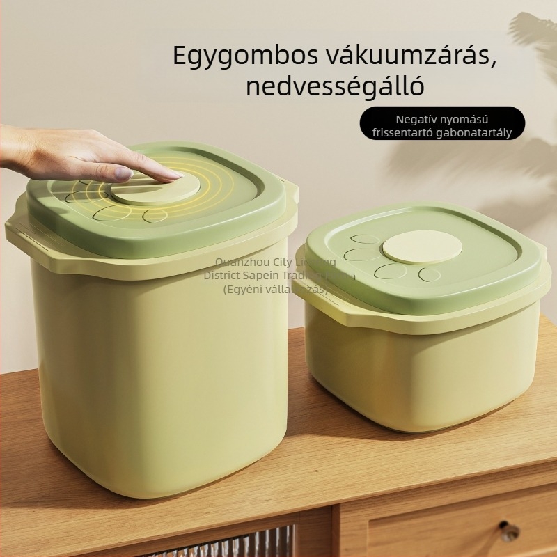 Háziállatok élelmiszer-tároló hordó vákuum-zárással, macska- és kutyaeledelhez, nedvesség- és penészálló, fényálló (3L/6L)