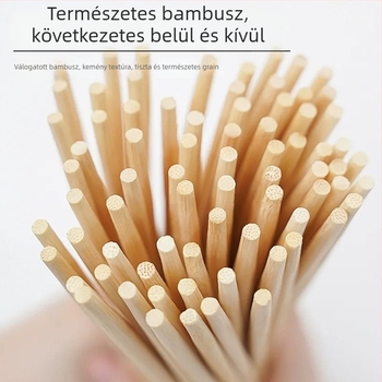 Clean energy egyszer használatos bambuszos evőpálcikák, egyenként csomagolva, 22 cm, 30 pár csomagolásban, modell 7136