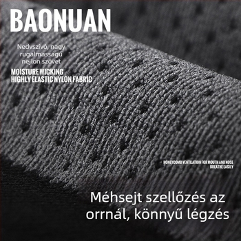 WRELS őszi-téli lélegző motorkerékpármaszk velúr bélésű kapucnival, kerékpárhoz, nylonból