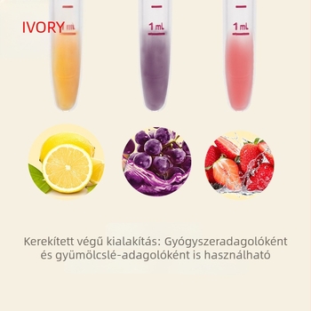 Alderley Bébi cseppentő víz- és gyógyszeradagoláshoz, mérő skálával, F103