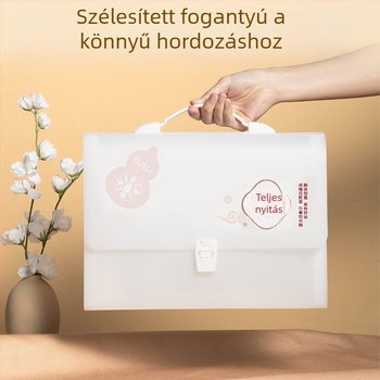 Deli PM222 Hulzi Sorozat Horizontális 13 rekeszes Irattartó Mappa