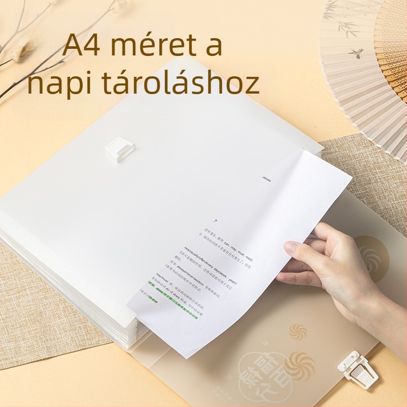 Deli PM222 Hulzi Sorozat Horizontális 13 rekeszes Irattartó Mappa
