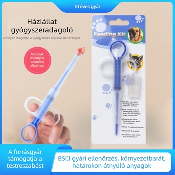 All-in-One etető- és gyógyszeradagoló eszköz kutyáknak és macskáknak