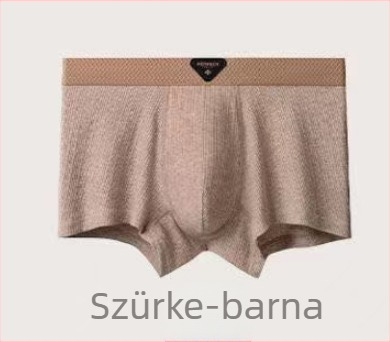 Férfi 100%-os pamut boxeralsónemű, lélegző, bőrbarát, antibakteriális, egyszínű