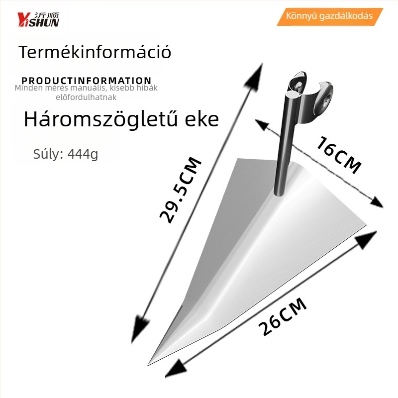 Új modell három az egyben — többfunkciós, kettőkerékes kapa erősegített gyomirtáshoz és talajfellazításhoz, árkot ásó, terület tisztítása és háromszög alakú kapa