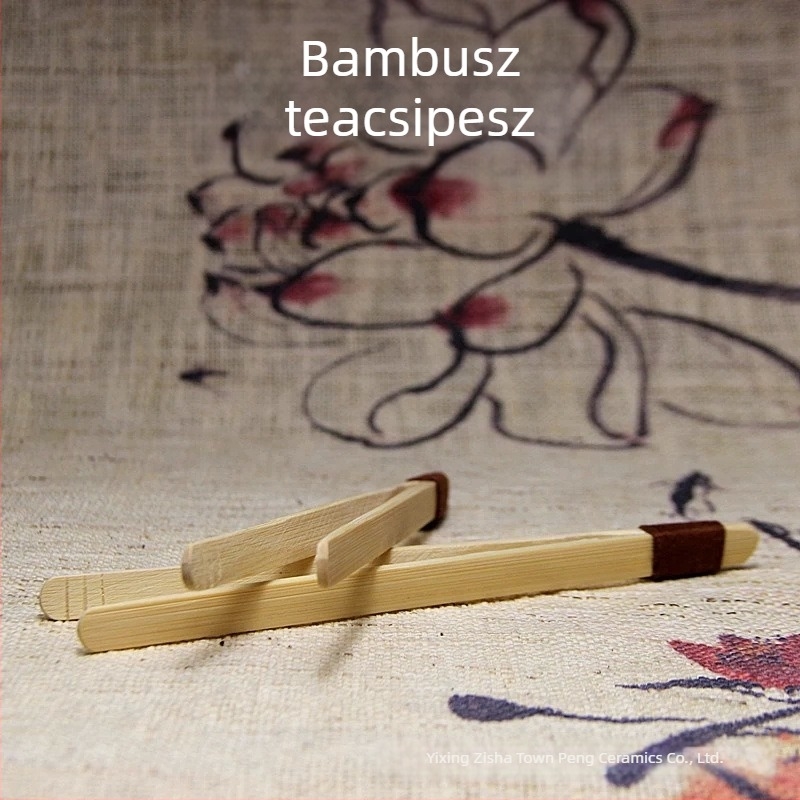 Bambusz teáscsésze klipek – teaceremónia kiegészítők – természetes bambuszból