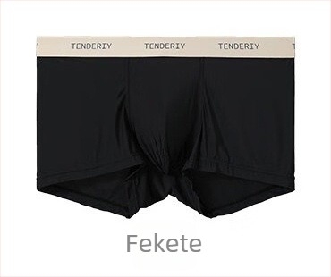 Nyári Ice Silk férfi boxeralsó – hűsítő, könnyű, légáteresztő, plusz méret
