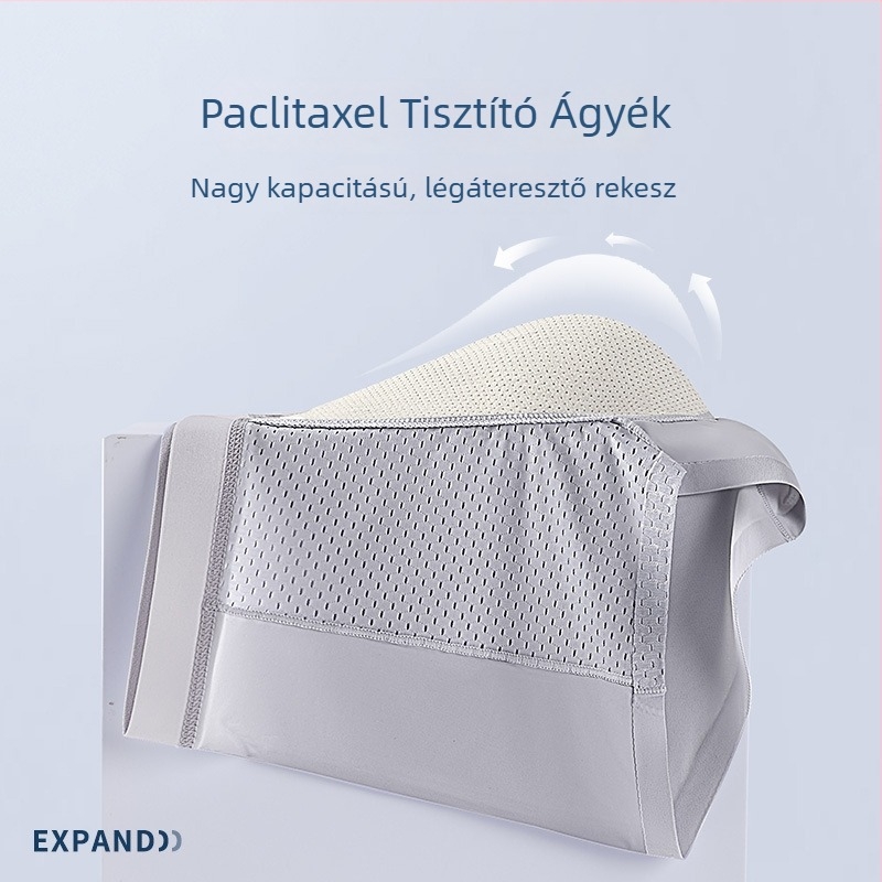 Férfi ultra vékony Ice Silk boxeralsó, lélegző, egyszínű, középmagas derékkal