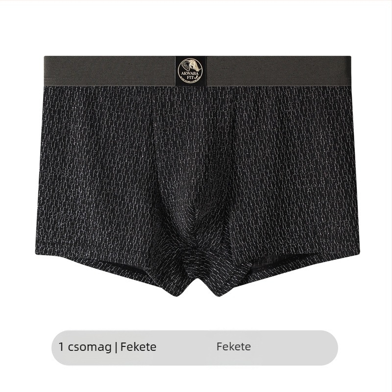 Új piros férfi alsónemű, kényelmes textúra sorozat, középmagasság, nagy méret, légáteresztő boxer briefs