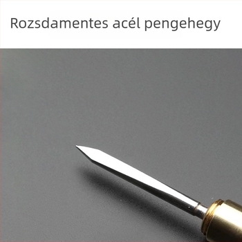 Kis méretű teás tű ebony és rózsafa anyagból, teás késsel – teaceremónia kiegészítők