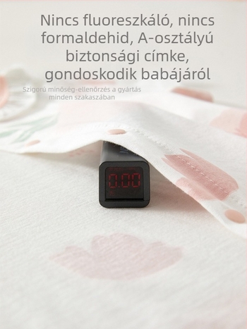 Újszülött pamut rövid ujjú rugdalózó nyárra, uniszex