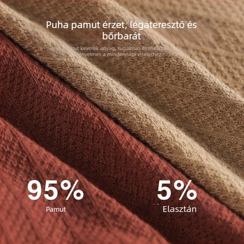 Férfi csíkos pamut boxer alsó – karcsú szabás, légáteresztő, középmagas derekú, retro stílus