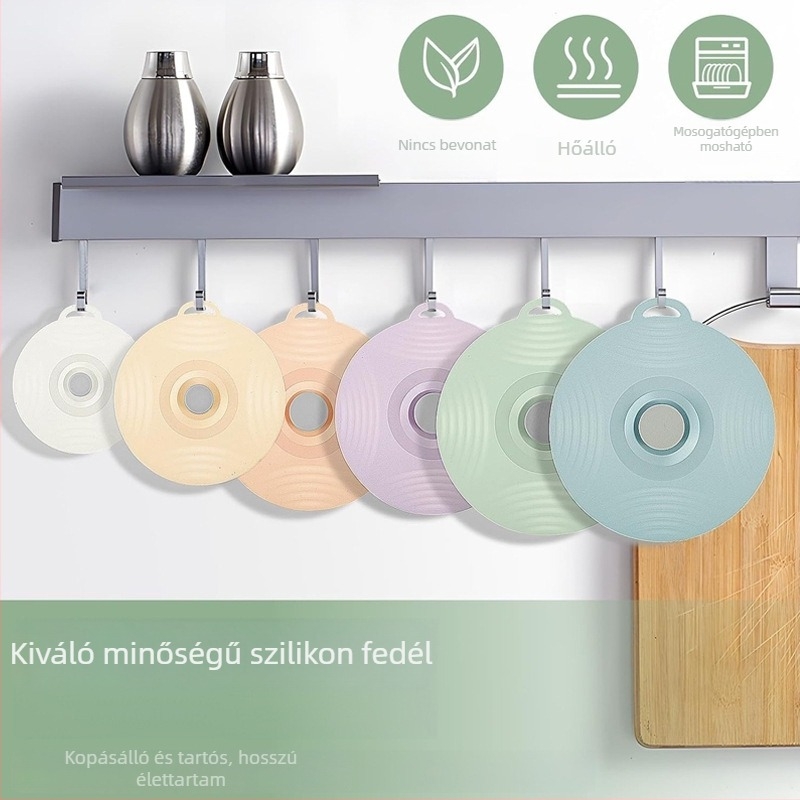 Élelmiszer-minőségű univerzális szilikon fedők csészék és tálak számára, 5 darabos készlet, frissesség megőrzése, porálló és mikróhullámú sütőben használható