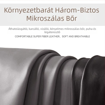 Bőr irattárca cipzárral, nagy kapacitású, vízálló, multifunkcionális