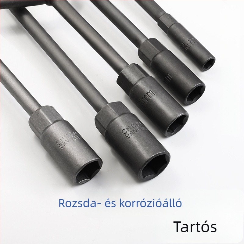 T-típusú csőkulcs készlet autó- és motorkerékpár javításához, T-formájú meghosszabbító, külső hatszög fejű kulcsok 6-19 mm
