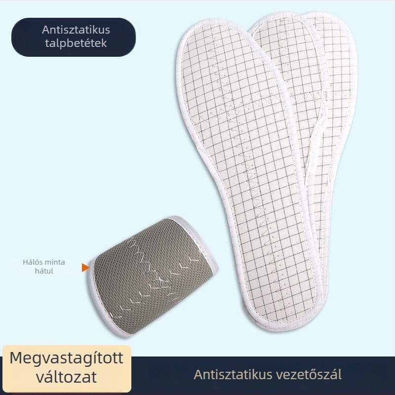 Seagebel vezető rostból készült antiszatikus talpbetét, pormentes, uniszex, nagy méretek, tiszta helyiségekhez