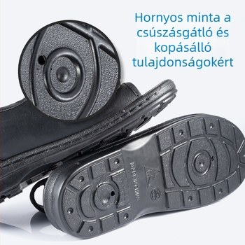 Antisztatikus állítható szandálok, könnyűek, csúszásmentes talppal, kopásálló talppal elektronikai műhelyben hosszú műszakokra