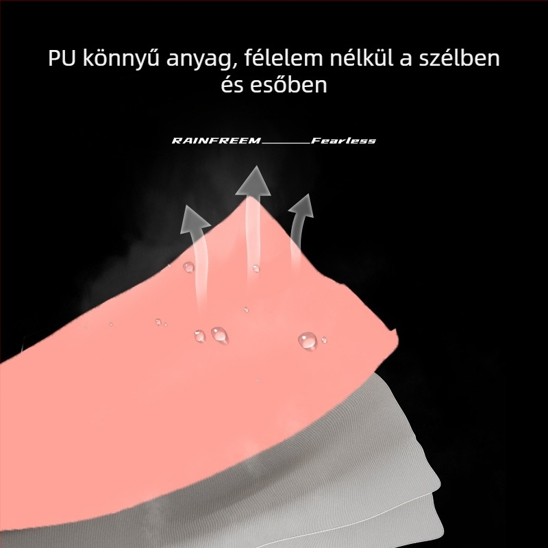 Nagytestű kutyák esőkabátja – fényvisszaverő, vízálló, kültéri viselet