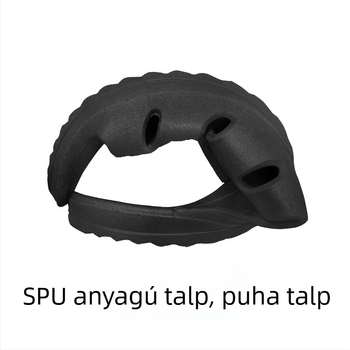 SPU anyagú anti‑statikus munkavédelmi papucs, fekete, hat lyukú, kényelmes puha talppal