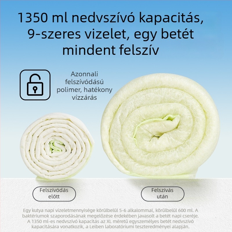 Kisállat-edzés alátét, egyszer használatos, vastagított, szagtalanító és nedvszívó, kutyák és macskák számára